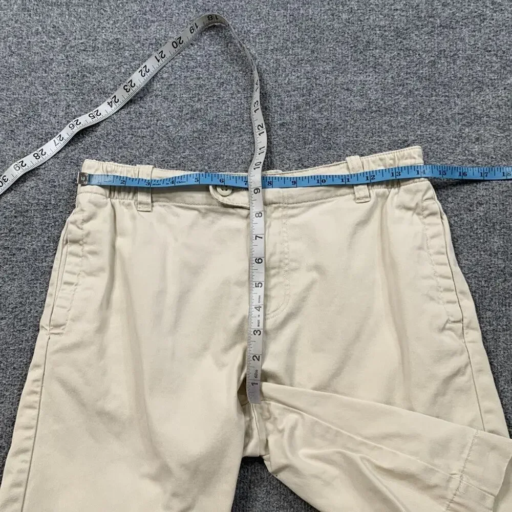 Polo Ralph Lauren Shorts Boys 16 Khaki Cotton 10 Inch Embroidered Classic Chino